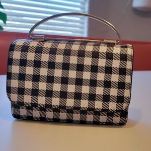 Who What Wear Gingham Crossbody Bag